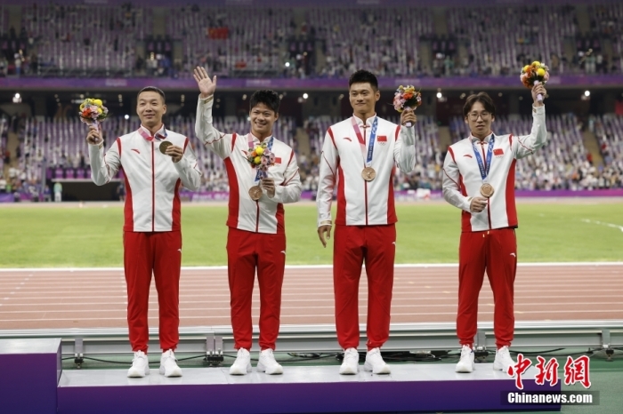 中国代表团杭州亚运会斩获201金包揽男女百米首